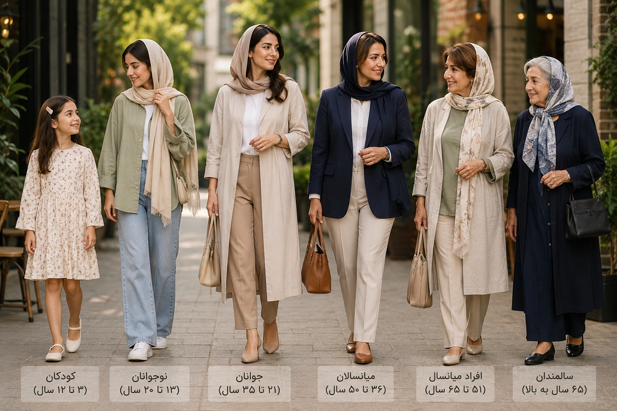 چه سبک‌هایی برای افراد با سنین مختلف مناسب هستند؟